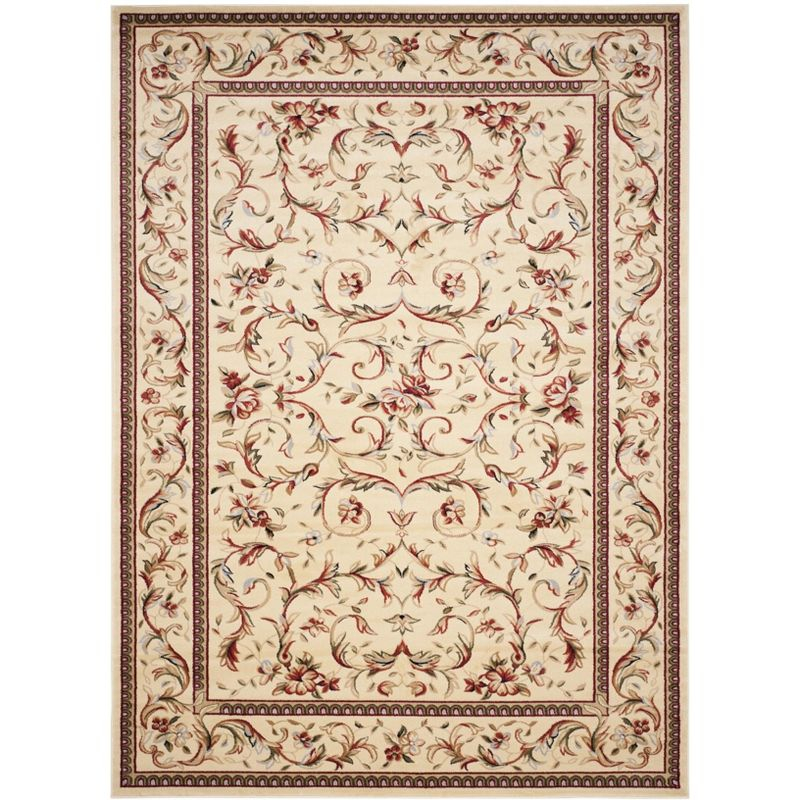 Lyndhurst LNH322 Power Loomed Area Rug - Ivory/Ivory - 9'x12' - Safavieh