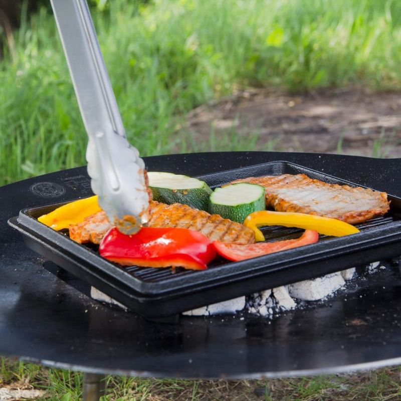 Petromax Loaf Pan with Lid, Large Cast Iron Bakeware Pan with Handles for Campfire or Home Kitchen, Pre-Seasoned, Also Use Lid for Cooking, 5.8 Quart
