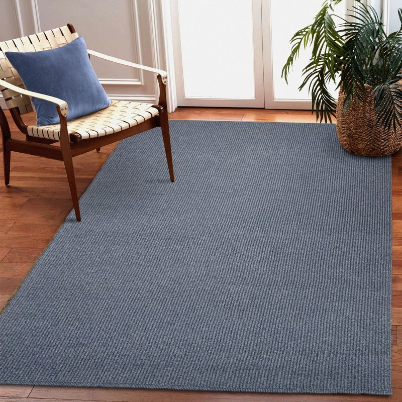 Liora Manne Avalon Texture Indoor/Outdoor Rug Navy 3'6" x 5'6"