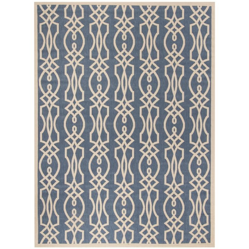 Martha Stewart Villa Screen - MSR4220 - Indoor Power Loomed Area Rugs - Azurite - 8'x11'2"