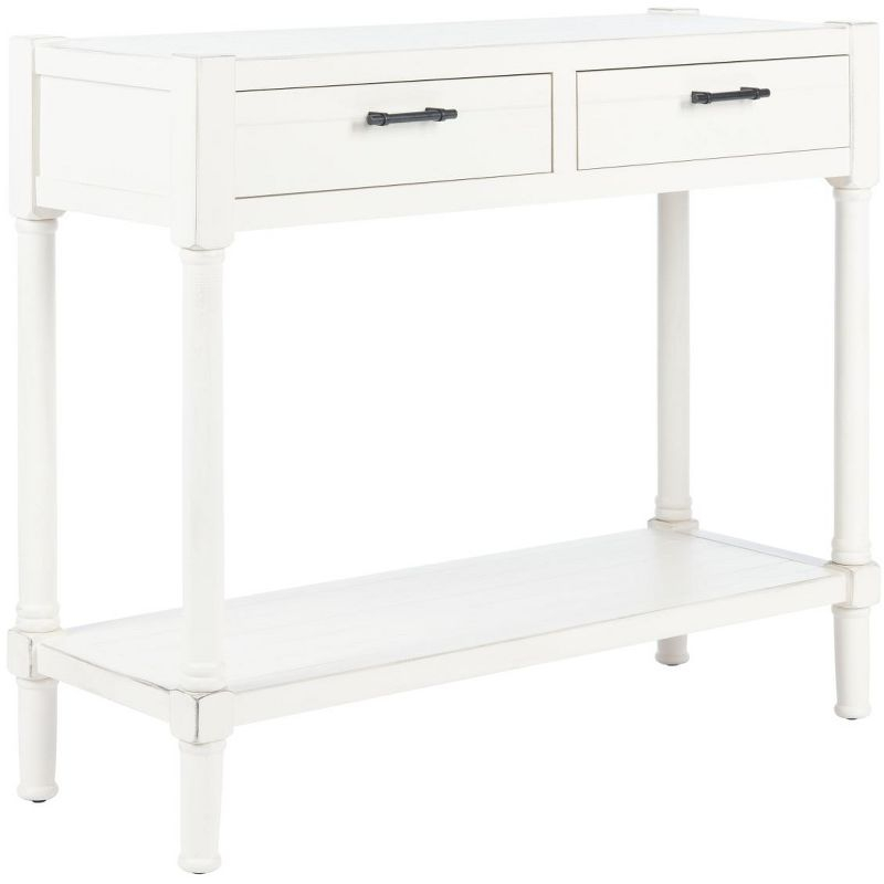 Filbert 2 Drawer Console Table - CNS5716A - Off-White - Safavieh