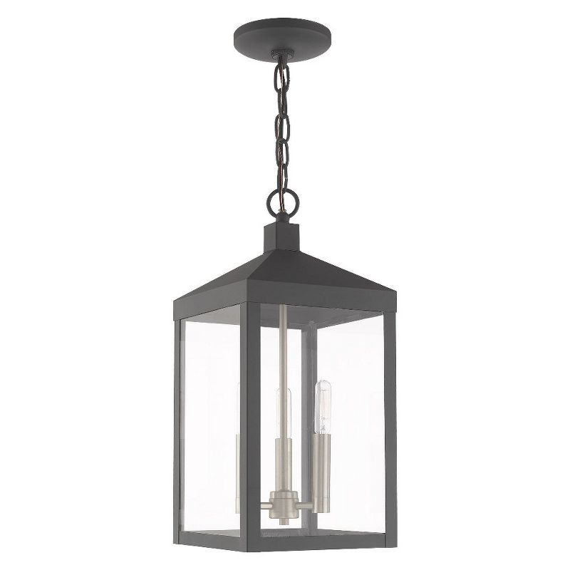 Livex Lighting Nyack 3 - Light Pendant in  Scandinavian Gray