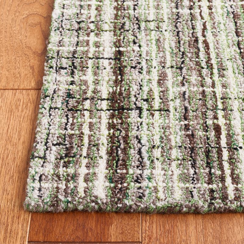 Abstract ABT488 Hand Tufted Area Rug - Brown/Green - 6'x9' - Safavieh.
