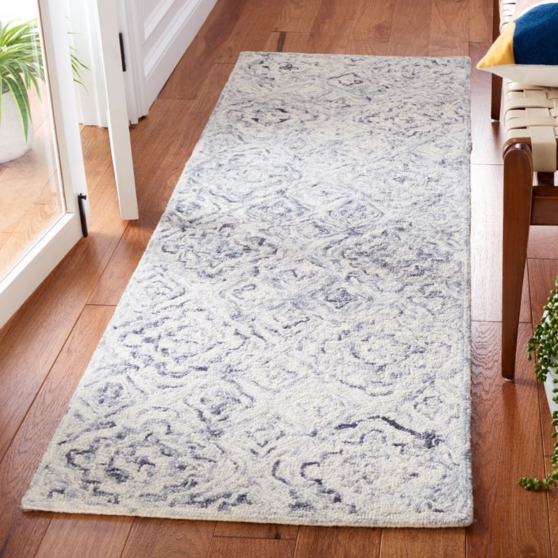 Micro-Loop MLP776 Hand Tufted Runner Rug - Grey/Beige - 2'3"x7' - Safavieh.