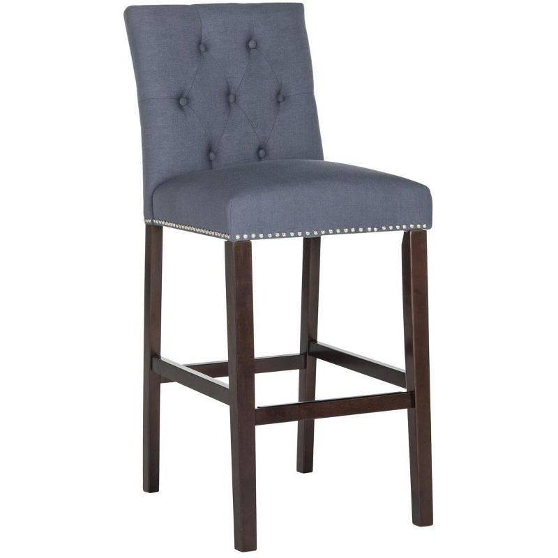 Norah Bar Stool (Set of 2) - FOX6210 - Navy - Safavieh Couture