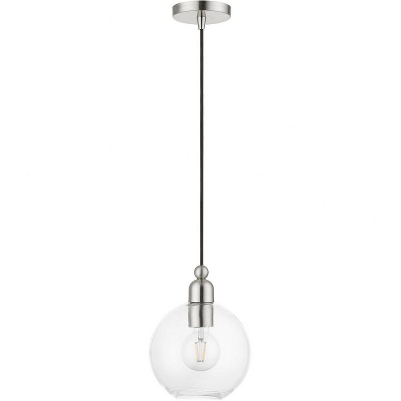 Livex Lighting Downtown 1 - Light Pendant in  Brushed Nickel