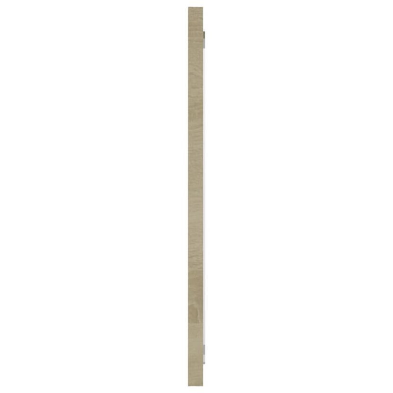 vidaXL Bathroom Mirror Sonoma Oak 39.4"x0.6"x14.6" Engineered Wood
