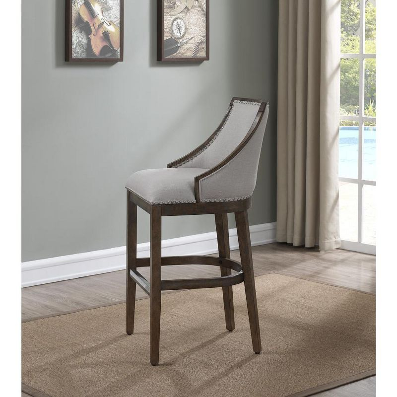 Brewer 26" Stool - Drift Brown