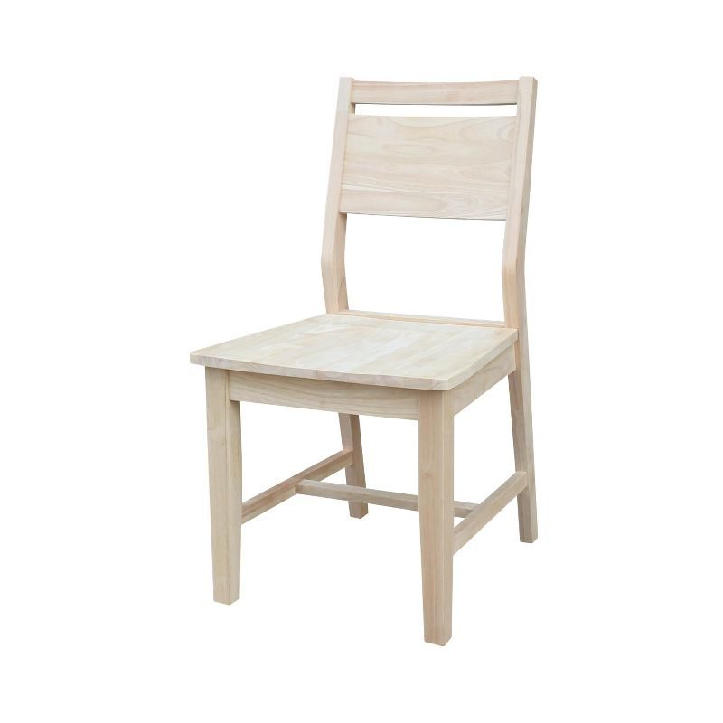 International Concepts Set of Two Aspen Panel Chairs