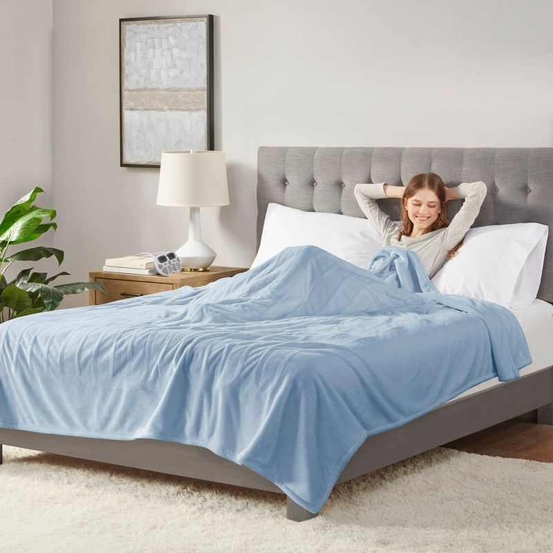 Serta Plush Heated Blanket