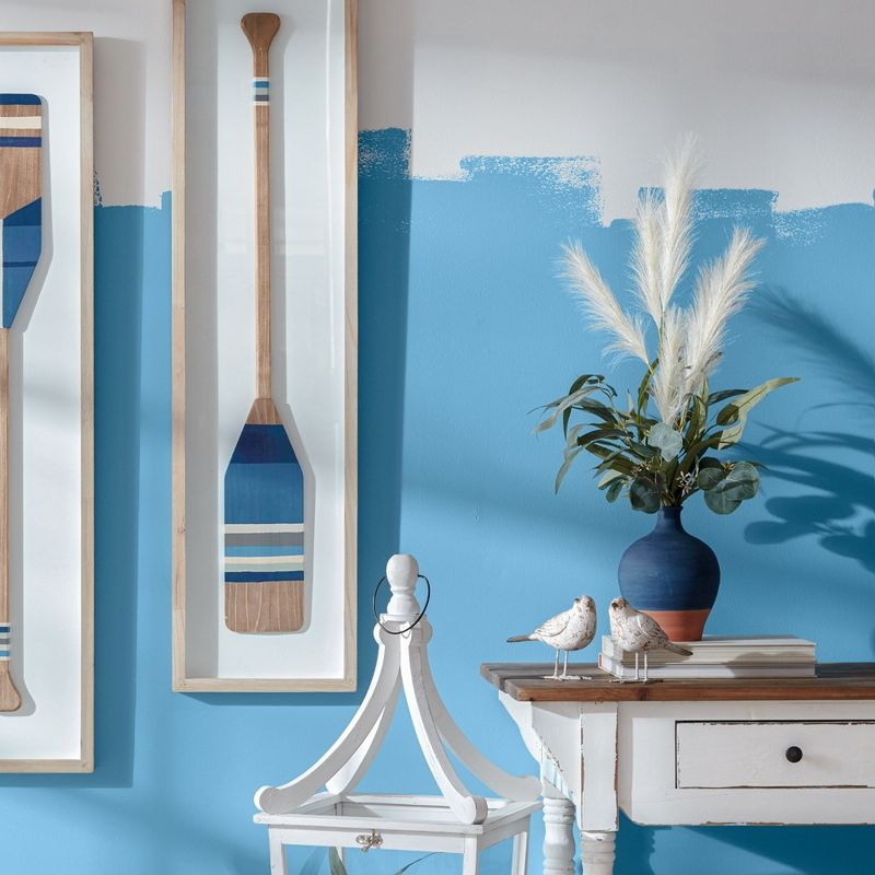 Melrose Ceramic Vase with Terracotta Accent 8.5"H