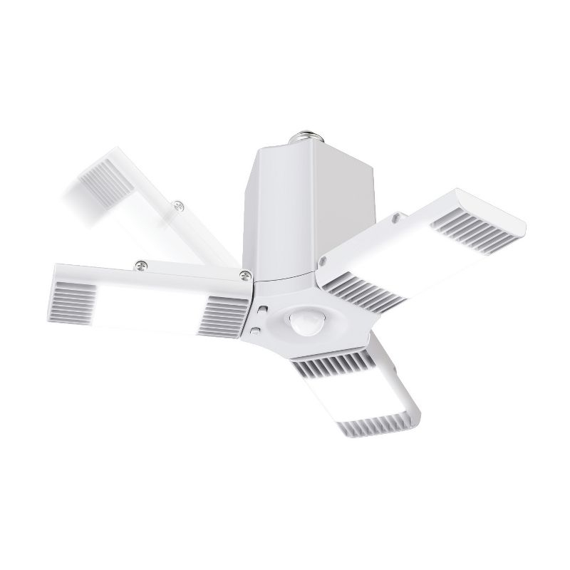 GE Ultra Bright Cool White Utility Light Fixture: LED Garage & Utility Room Light, 8000 Lumens, 80W, Energy Star Certified