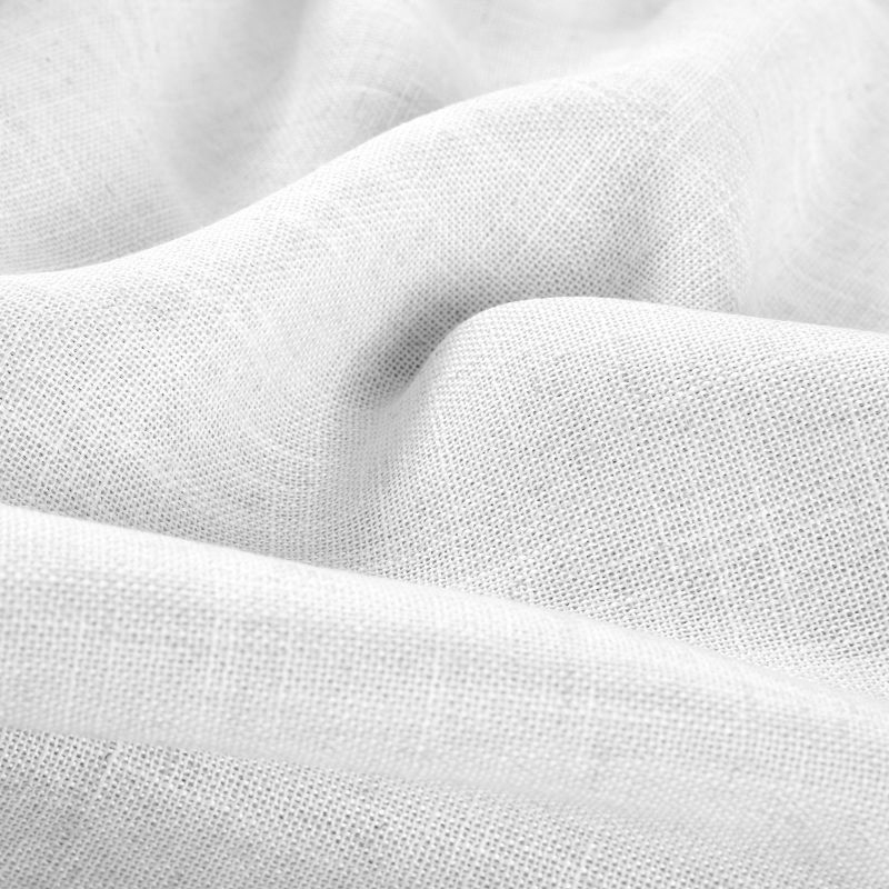 Harrow Solid Texture Room Darkening Single Window Curtain Panel - 52" x 95" - White - Elrene Home Fashions