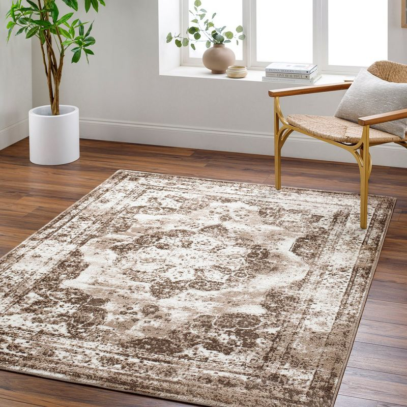 Livabliss Monte Carlo 6'11"x9' Rectangle Woven Indoor Area Rugs Tan