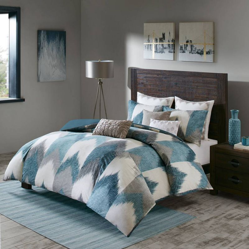 INK+IVY Square Cotton Pillow Cover & Insert