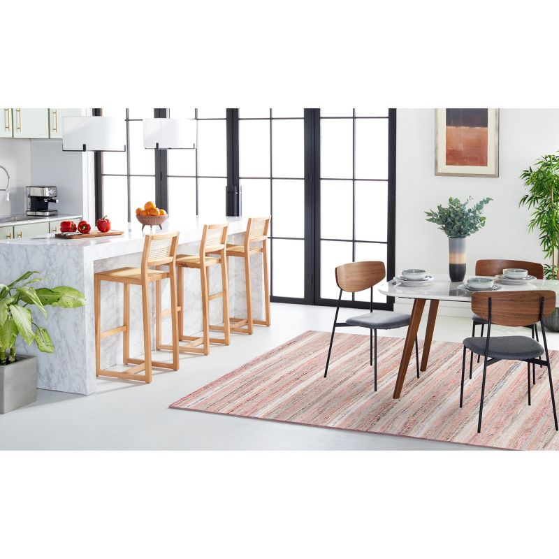Montauk MTK975 Hand Woven Area Rug - Pink/Multi - 3'x5' - Safavieh.