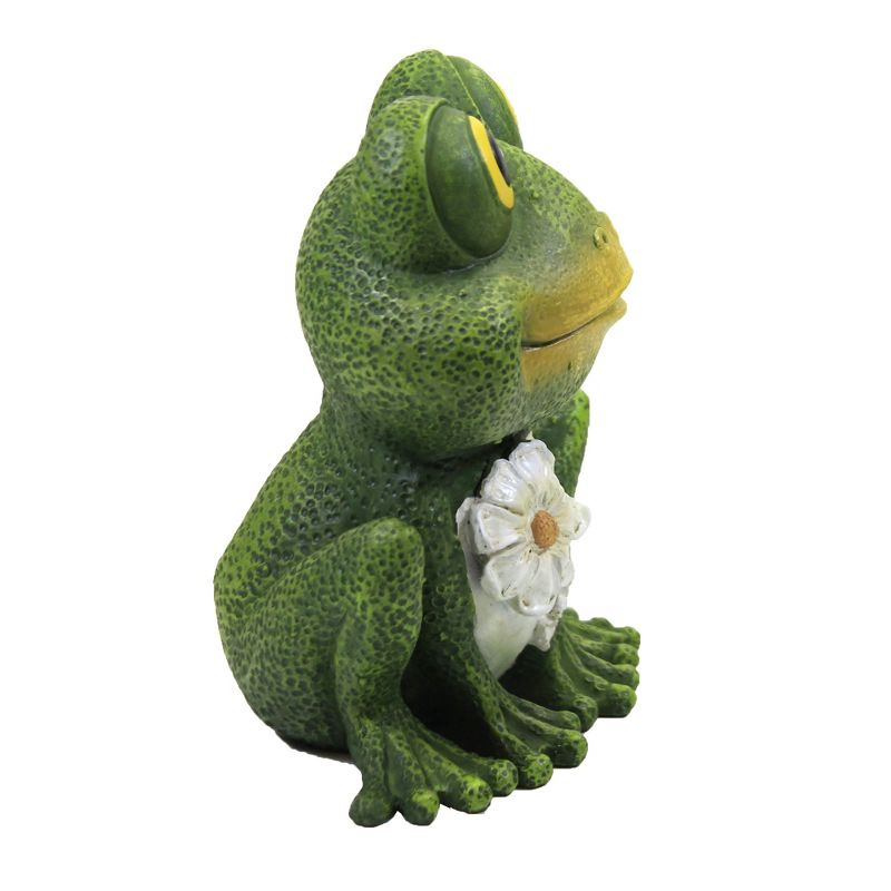 Home & Garden 6.0" Mini Frog Painted Critter Landscape Accent Roman, Inc  -  Outdoor Sculptures And Statues