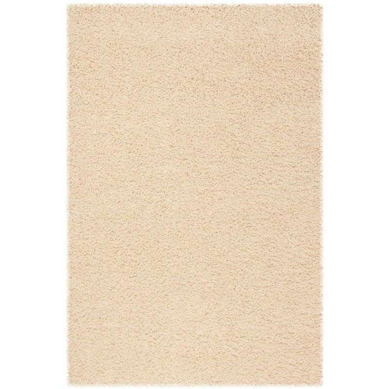 Athens Shag SGA119 Power Loomed Indoor Area Rug - Ivory - 5'1"x7'6" - Safavieh.