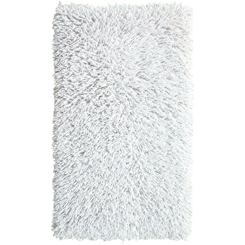 Knightsbridge Melbourne 220 GSF Non Skid Back Bath Rug 17 x 24 - White
