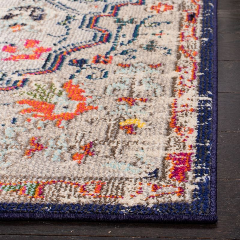 Madison MAD447 Power Loomed Indoor Accent Rug - Beige/Black - 2'2"x4' - Safavieh