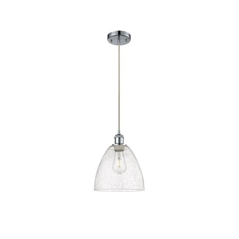 Innovations Lighting Bristol Glass 1 - Light Pendant in  Polished Chrome