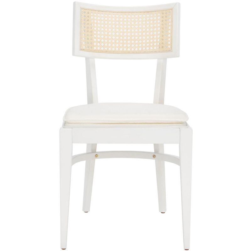 Galway Cane Dining Chair - DCH1007 - White/Natural - Safavieh