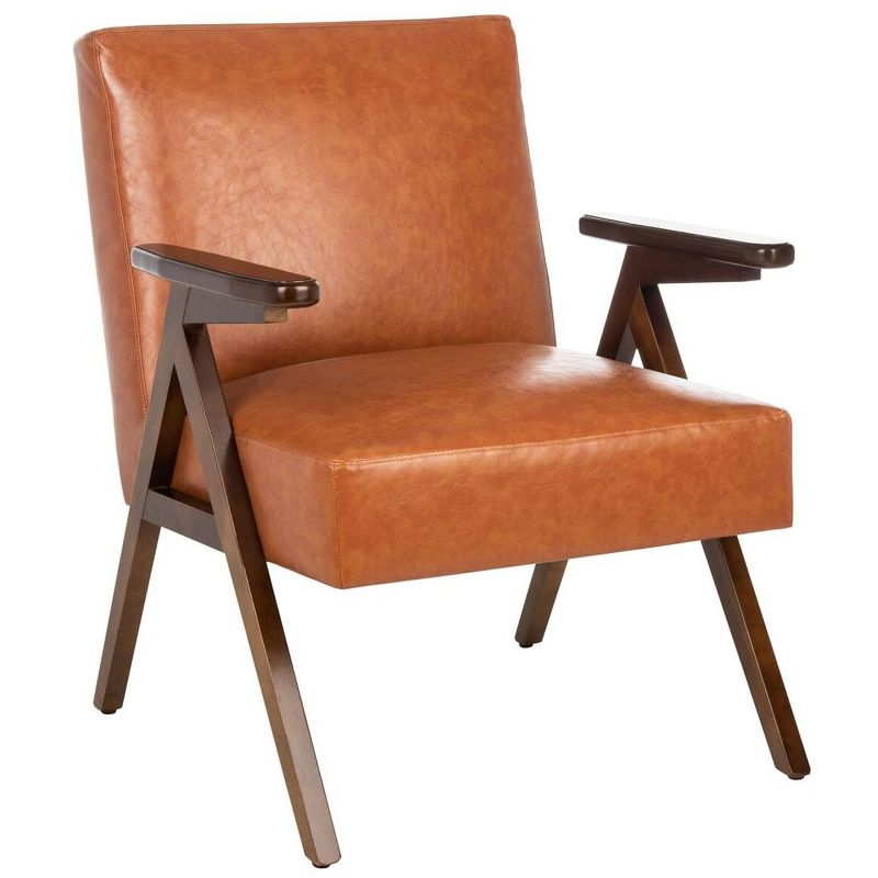 Emyr Arm Chair - Cognac - Safavieh