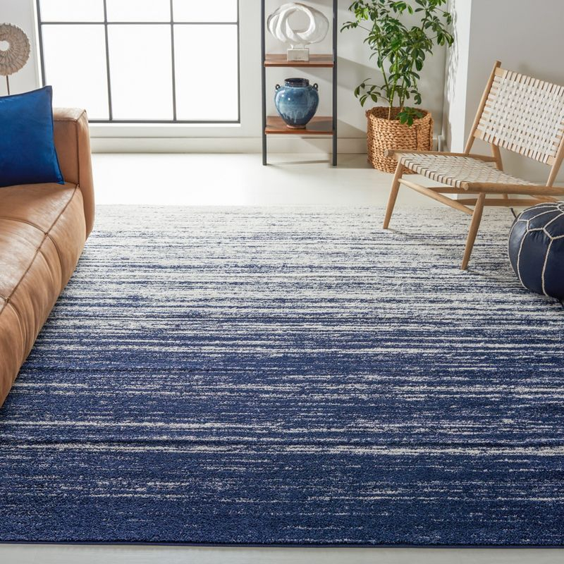 Adirondack ADR113 Machine Made Indoor Area Rug - Navy/Ivory - 8'x10' - Safavieh
