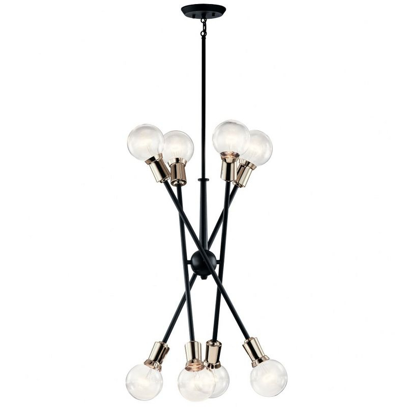 Kichler Lighting Armstrong 8 - Light Chandelier in  Black