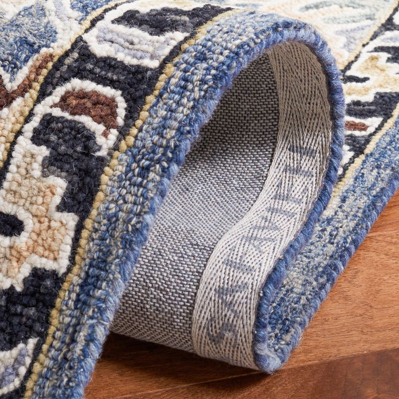 Aspen APN135 Hand Tufted Area Rug - Grey/Sage - 5'x5' - Safavieh.