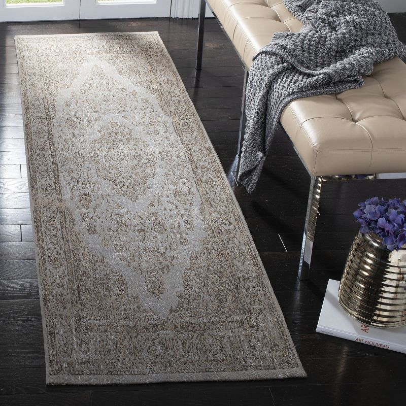 Classic Vintage CLV121 Loomed Indoor Area Rug - Grey - 2'4"x4'8" - Safavieh
