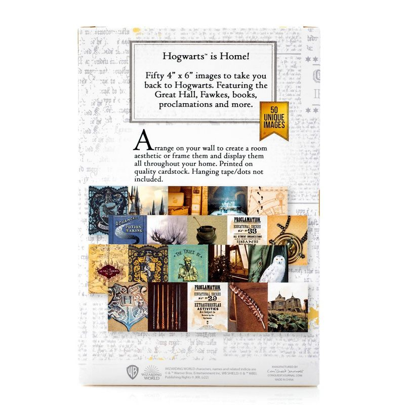 Warner Bros. Harry Potter Hogwarts Collage Kit 4"x6" - Con*Quest Journals: Wizarding World Paper Craft & Journaling Set