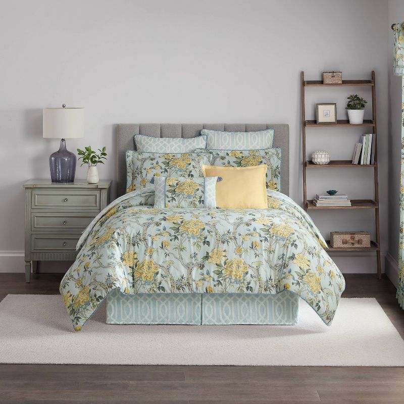 Waverly Mudan Floral Decorative Throw Pillow