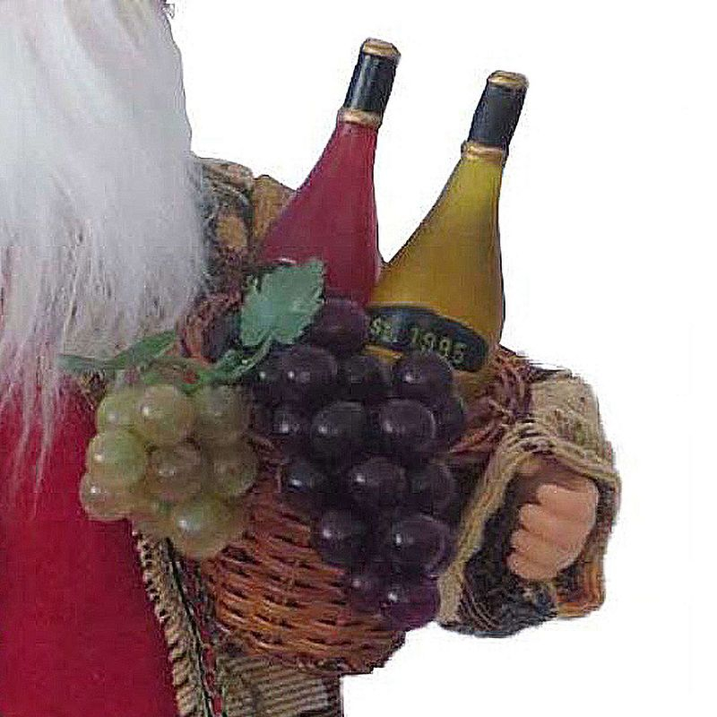 Santa's Workshop Inc. 15" Wine Tasting Claus
