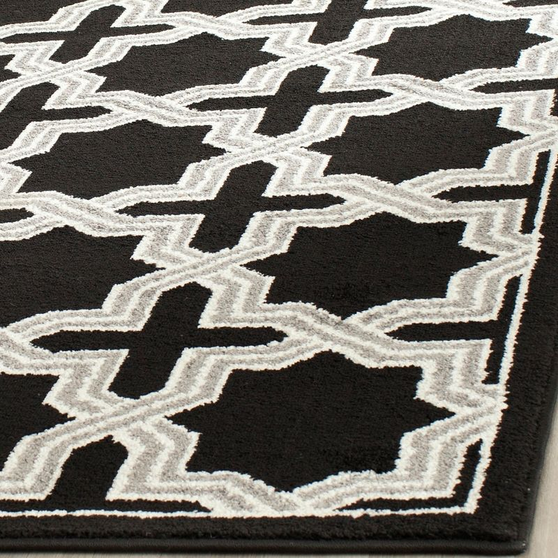 Amherst AMT418 Power Loomed Accent Rug - Anthracite/Grey - 3'x5' - Safavieh.