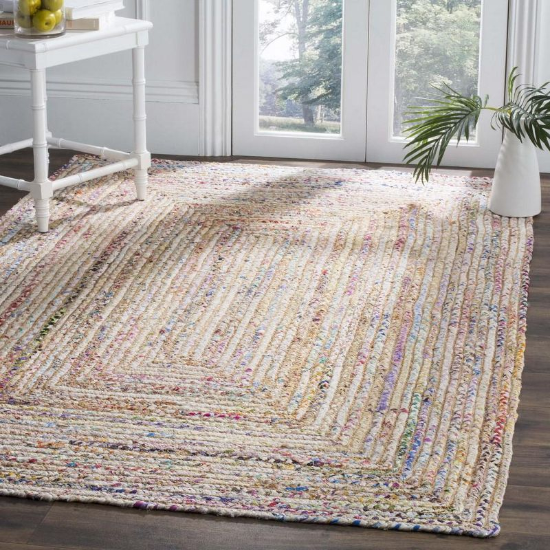 Cape Cod CAP202 Woven Indoor Area Rug - Beige/Multi - 10'x14' - Safavieh