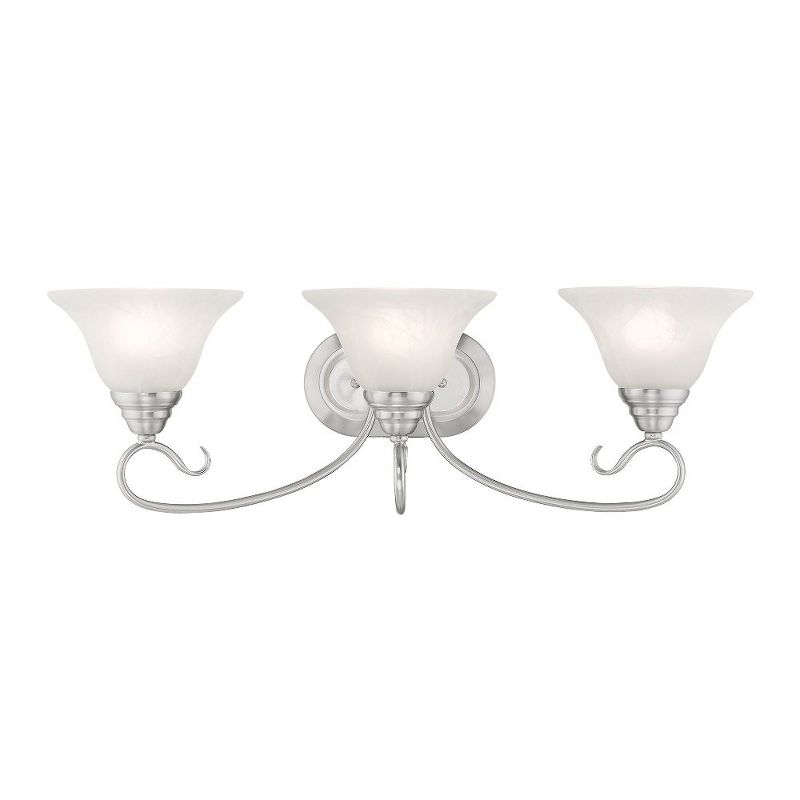 Livex Lighting Coronado 3 - Light Vanity in  Brushed Nickel