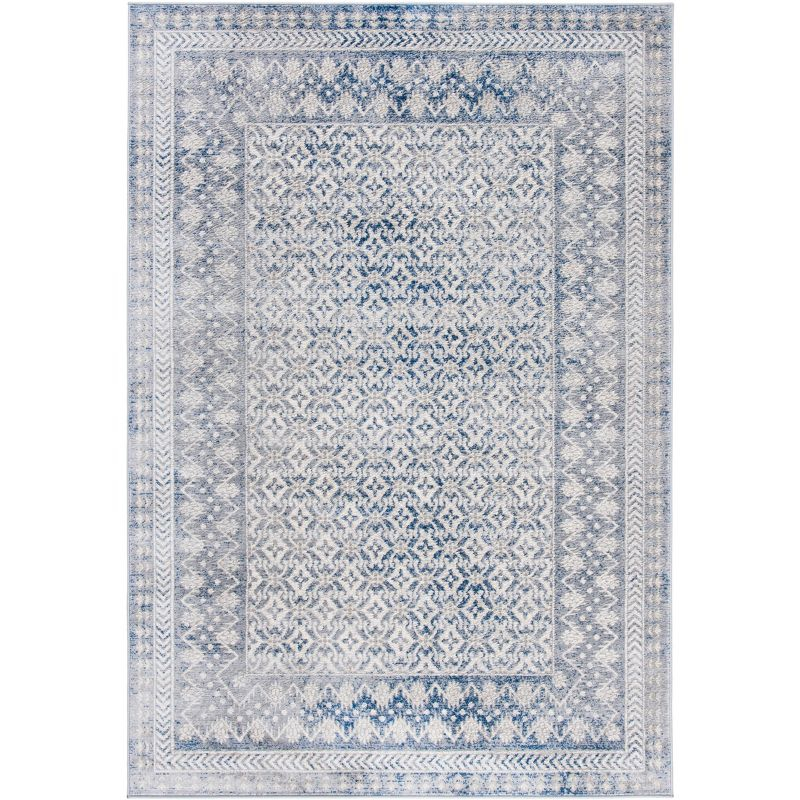 Brentwood BNT899 Power Loomed Indoor Accent Rug - Ivory/Light Grey - 3'x5' - Safavieh
