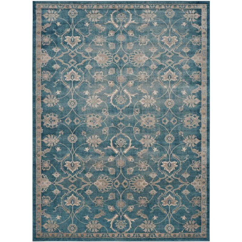 Sofia SOF386 Power Loomed Area Rug - Blue/Beige - 8'x11' - Safavieh.