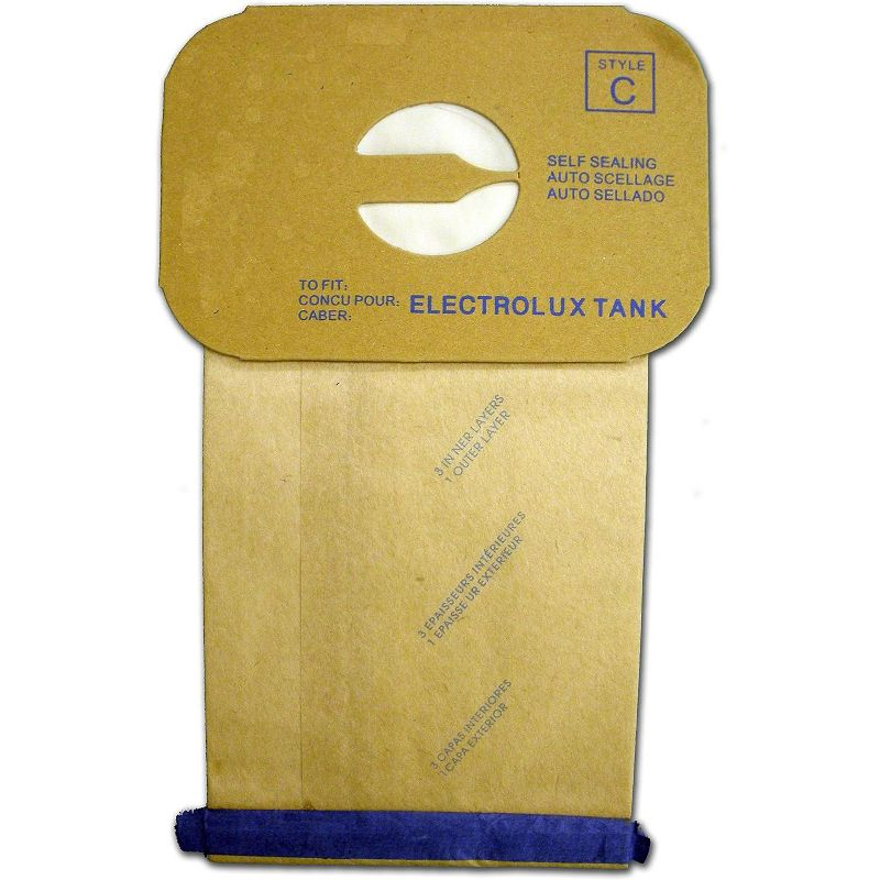 Electrolux Canisters Style C Micro Filtration Vacuum Cleaner Dust Bags 12 Pack