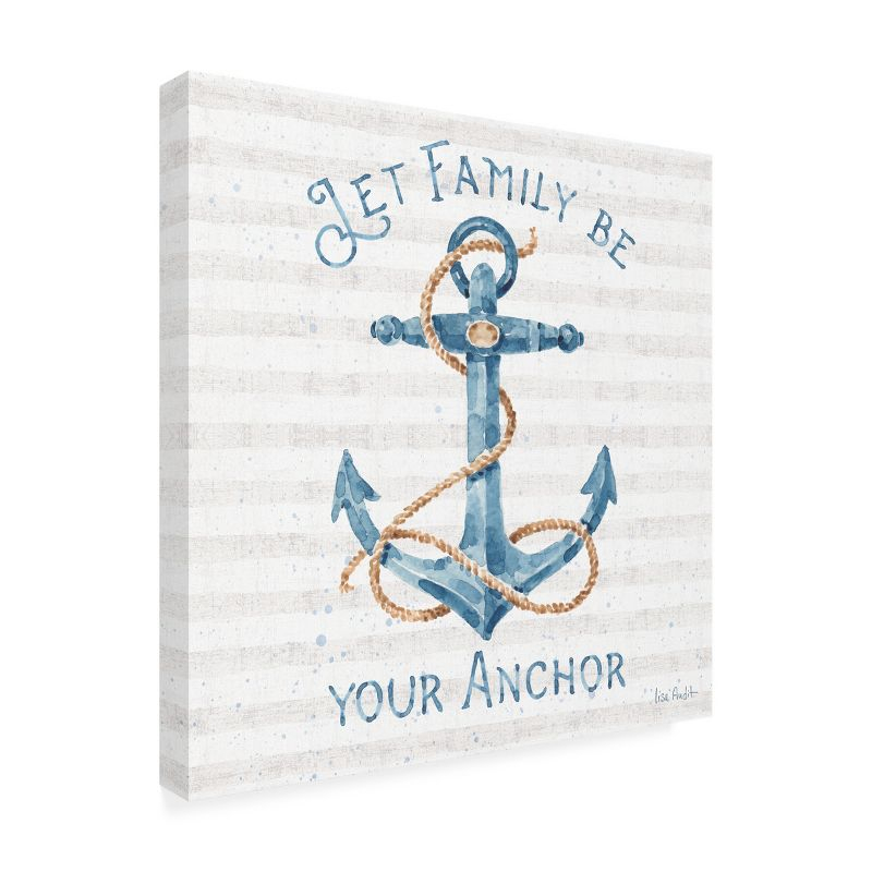 Trademark Fine Art - Lisa Audit 'Nautical Life Iv' Outdoor Canvas - 14x14