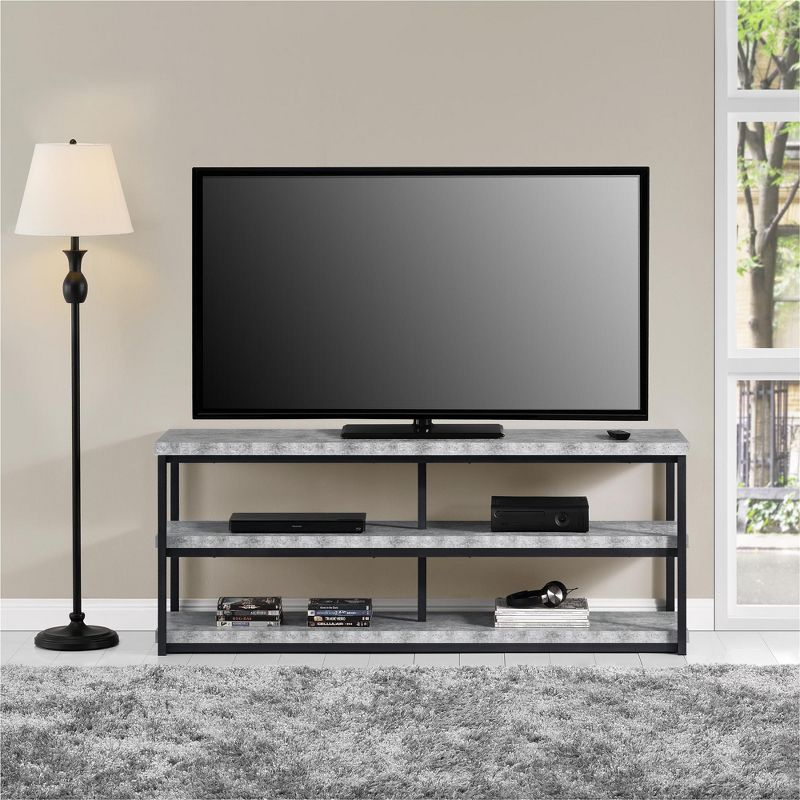 Ashlar TV Stand for TVs up to 65", Light Concrete