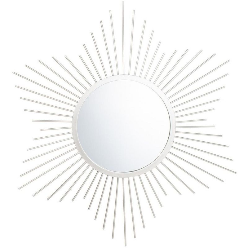 River Sunburst Mirror - Silver - Safavieh