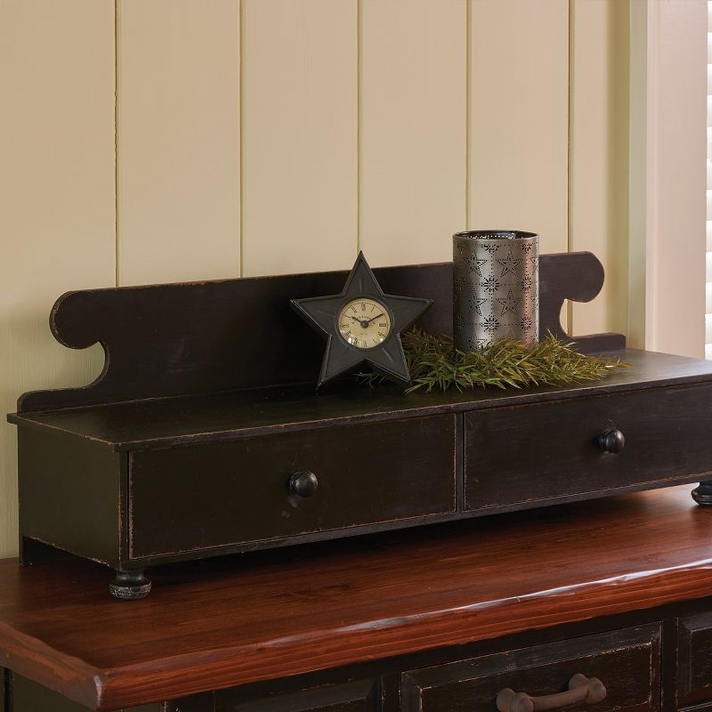 Park Designs Counter Shelf Aged Black