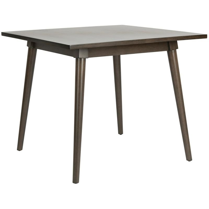 Simone Square Dining Table - DTB9200B - Grey Walnut - Safavieh