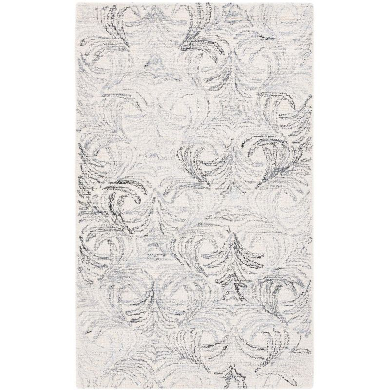 Jardin JAR728 Hand Tufted Accent Rug - Ivory/Grey - 3'x5' - Safavieh