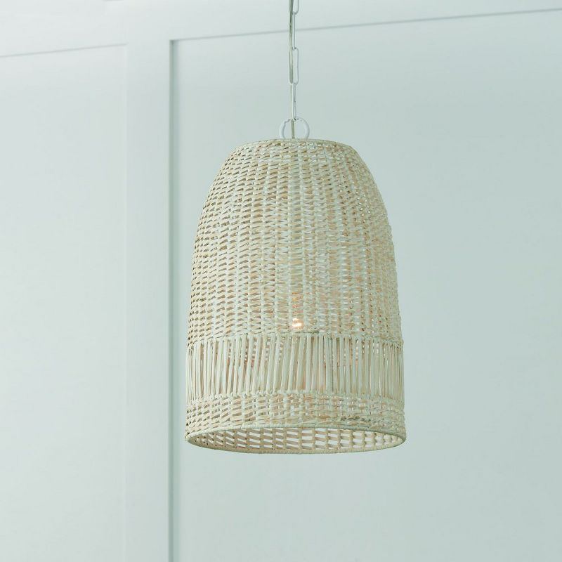 Capital Lighting Naomi 1 - Light Pendant in  Chalk White