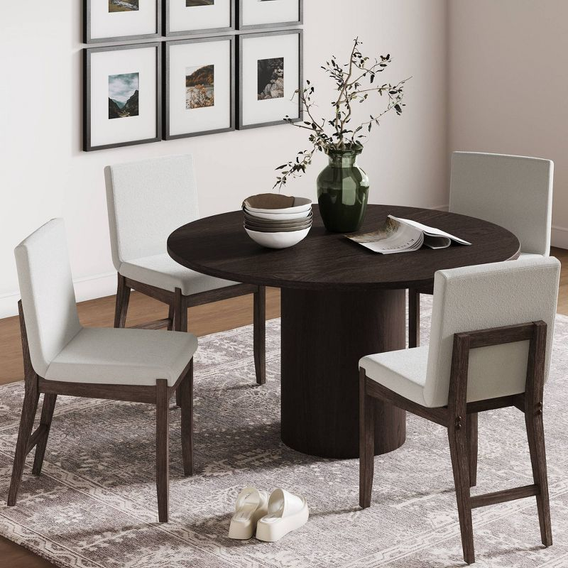 Nathan James Gracie Dining Chair Dark Brown