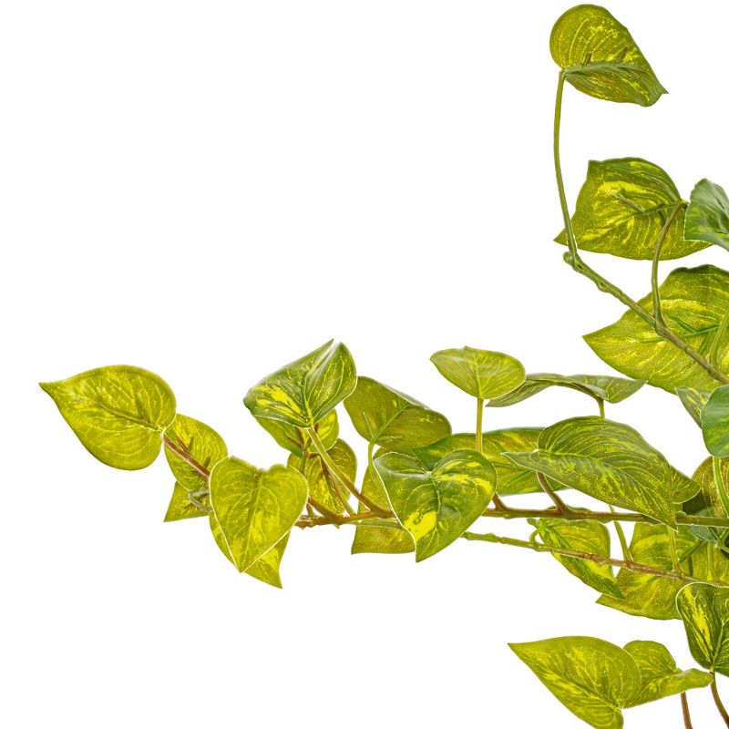 Vickerman 34" Artificial Pothos Hanging Bush.