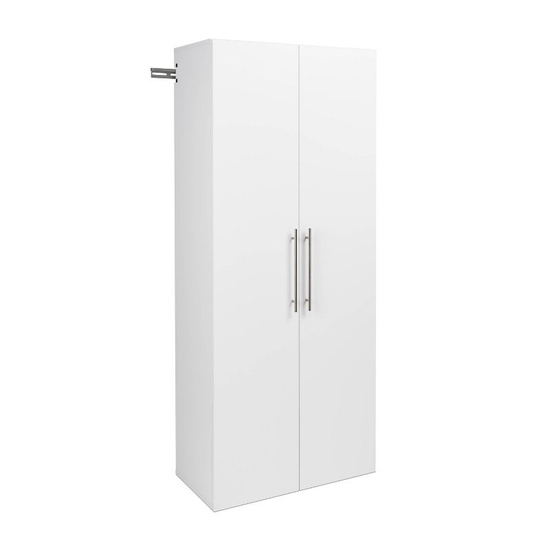 30" Hangups Large Storage Cabinet White - Prepac: Wall Mounted, Workshop & Office Organizer
